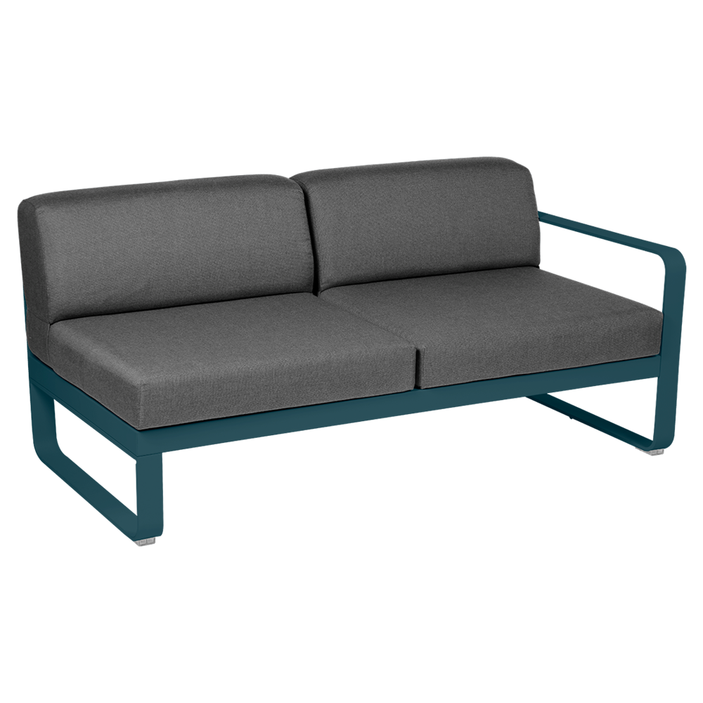 BELLEVIE 2-SEATER RIGHT MODULE-GRAPHITE GREY CUSHION