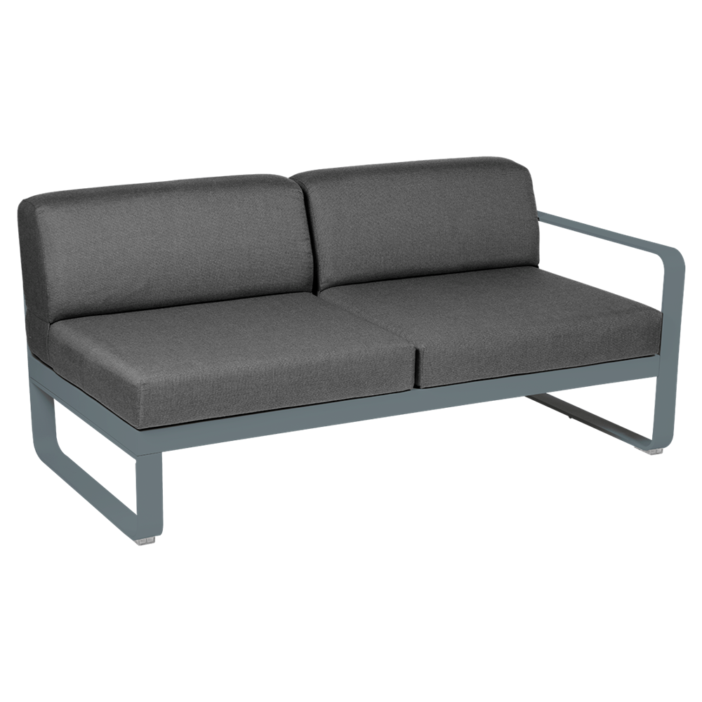 BELLEVIE 2-SEATER RIGHT MODULE-GRAPHITE GREY CUSHION