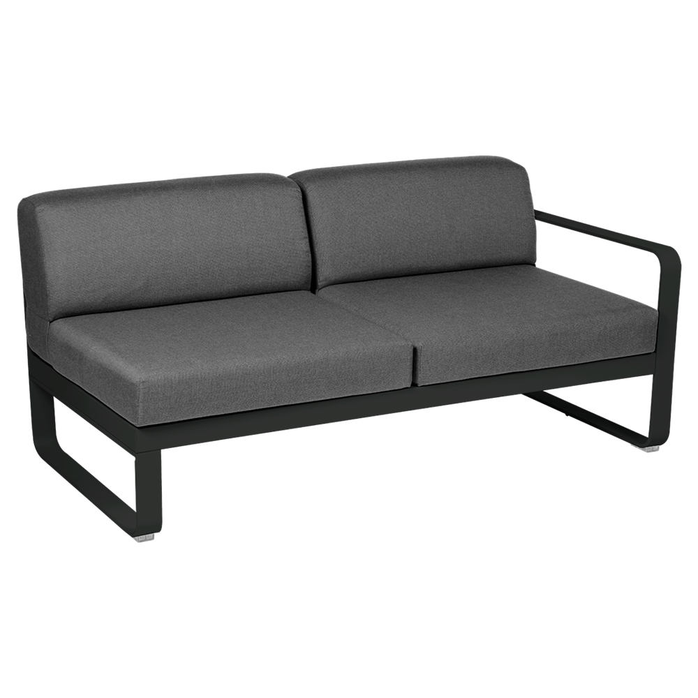 BELLEVIE 2-SEATER RIGHT MODULE-GRAPHITE GREY CUSHION