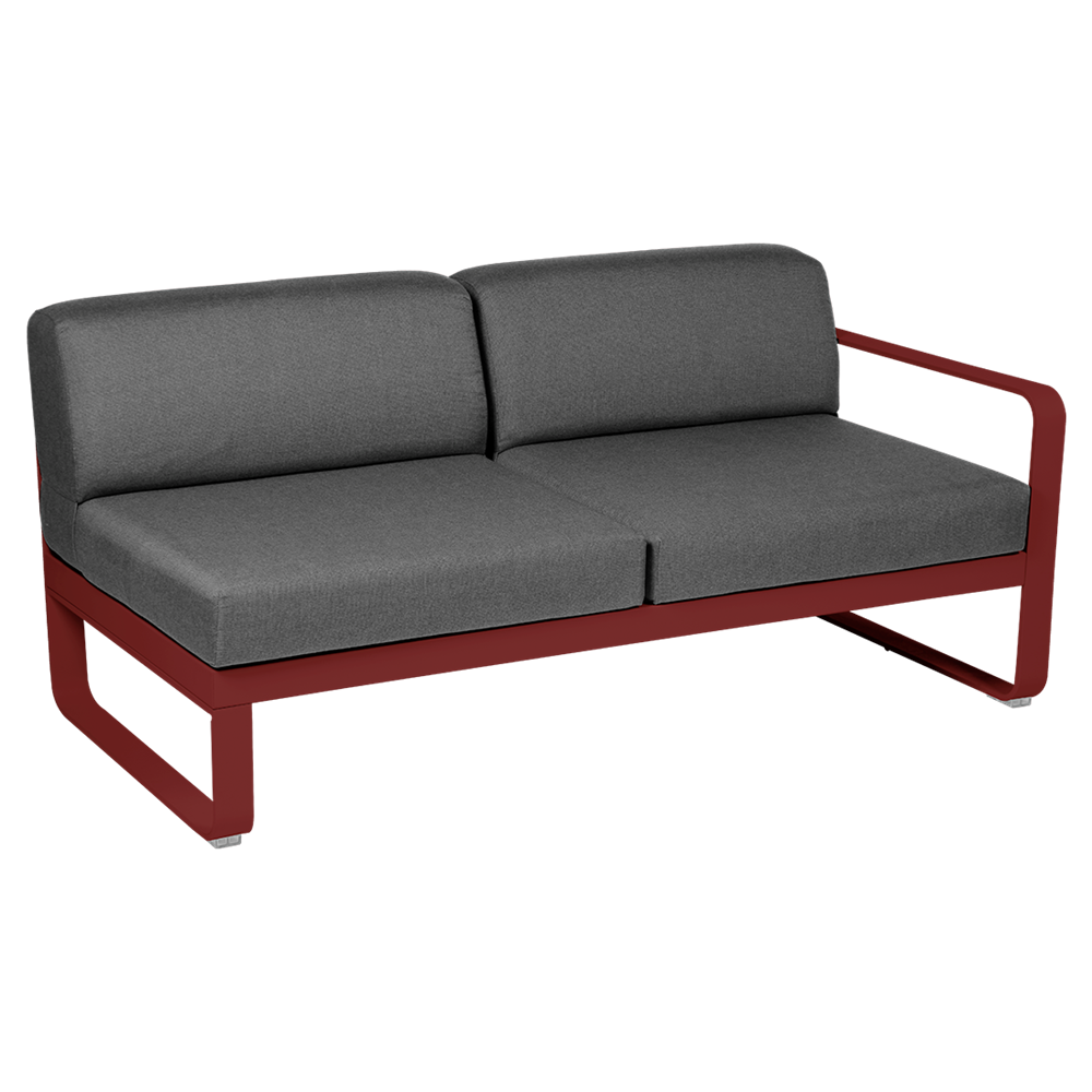 BELLEVIE 2-SEATER RIGHT MODULE-GRAPHITE GREY CUSHION