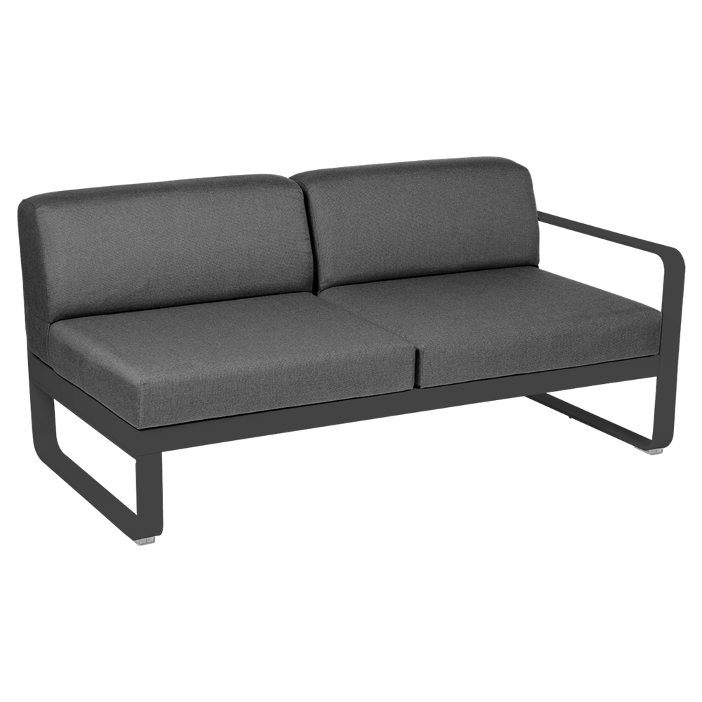 BELLEVIE 2-SEATER RIGHT MODULE-GRAPHITE GREY CUSHION