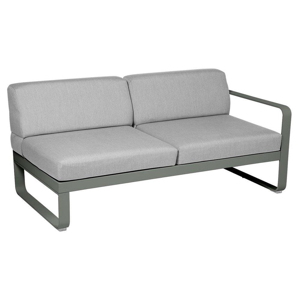 BELLEVIE 2-SEATER RIGHT MODULE-FLANNEL GREY CUSHION