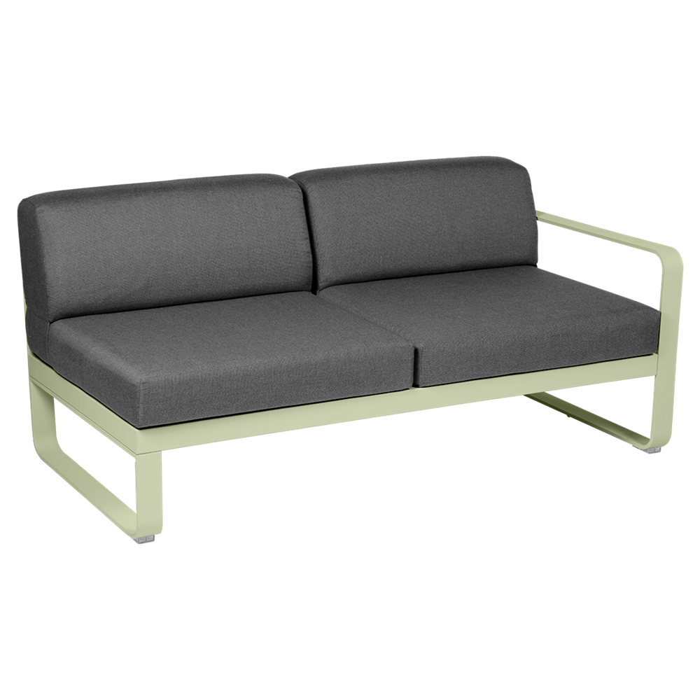 BELLEVIE 2-SEATER RIGHT MODULE-GRAPHITE GREY CUSHION