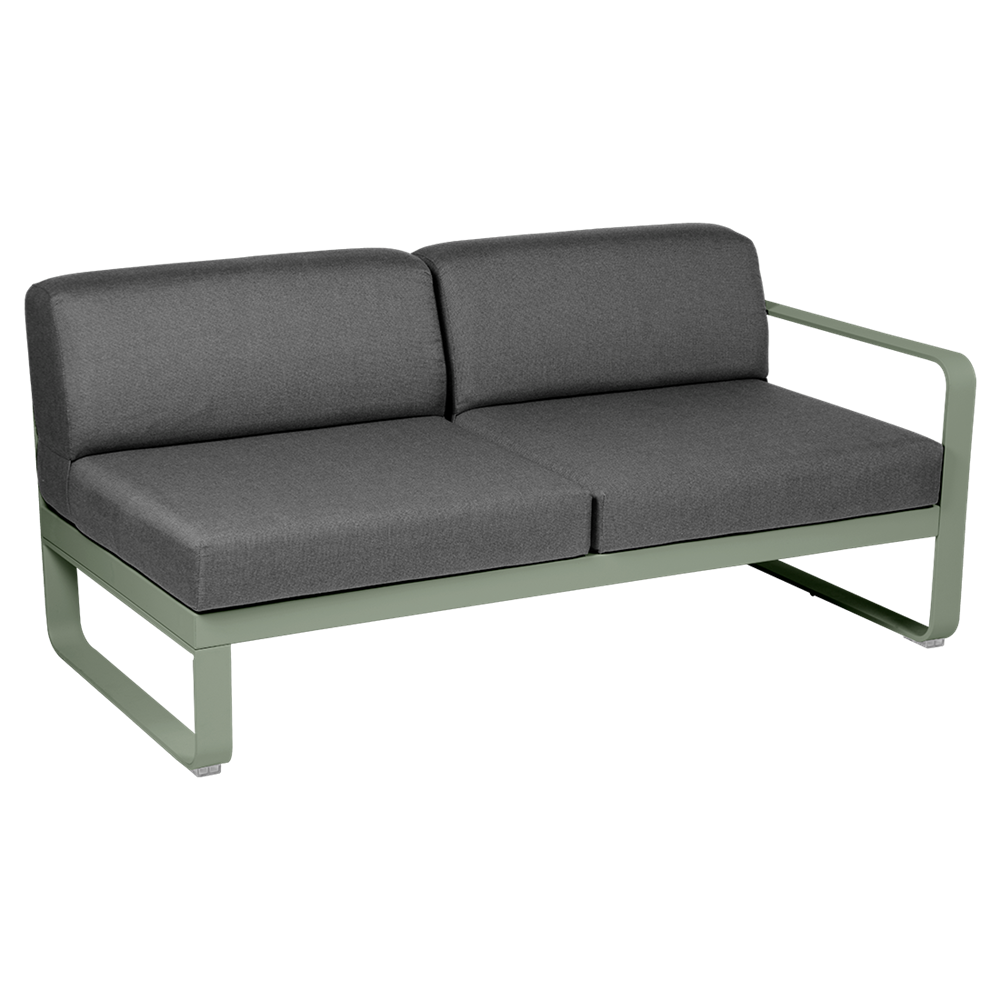 BELLEVIE 2-SEATER RIGHT MODULE-GRAPHITE GREY CUSHION