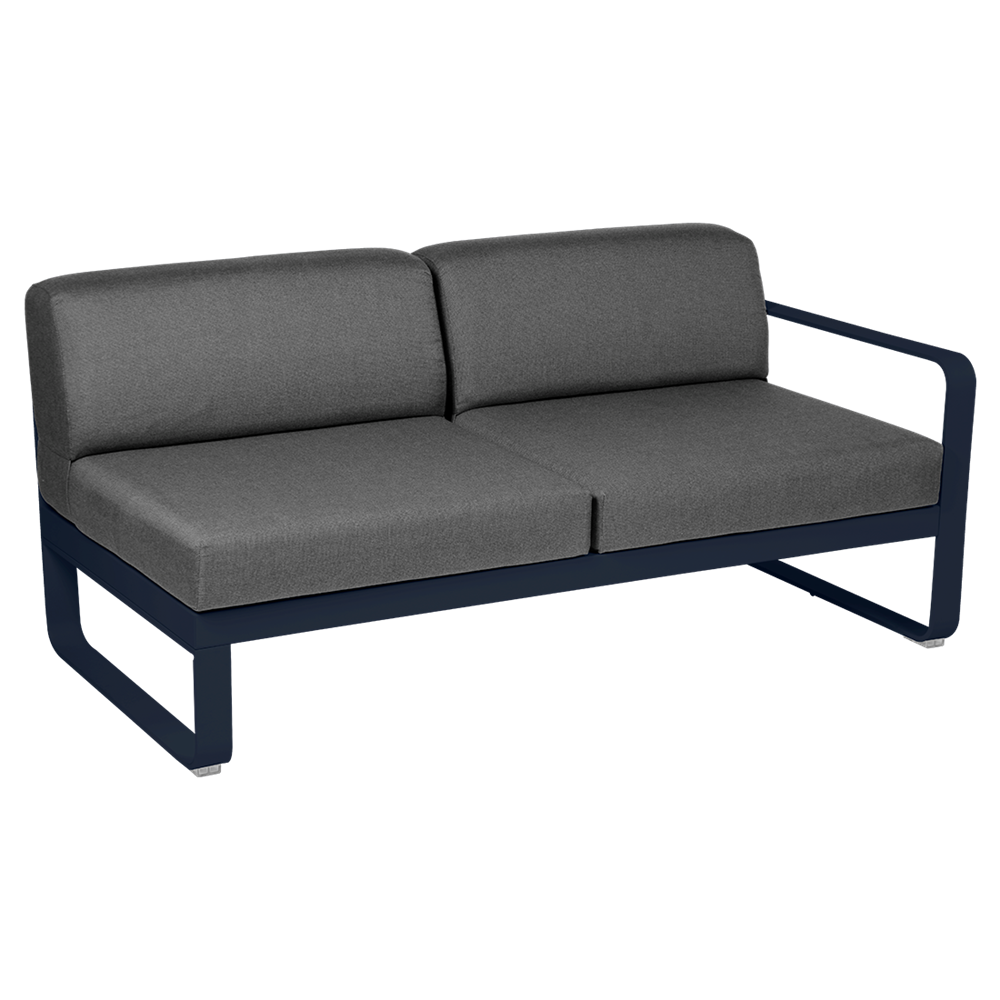 BELLEVIE 2-SEATER RIGHT MODULE-GRAPHITE GREY CUSHION