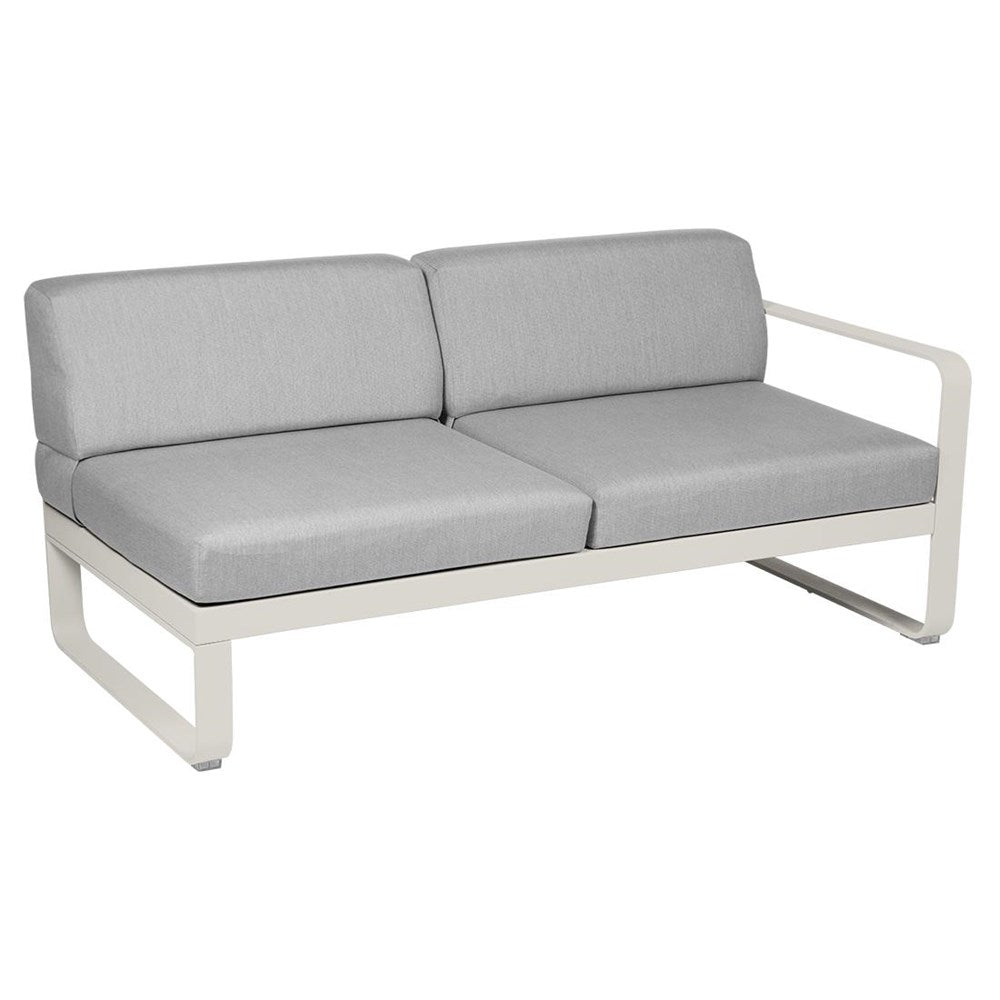 BELLEVIE 2-SEATER RIGHT MODULE-FLANNEL GREY CUSHION