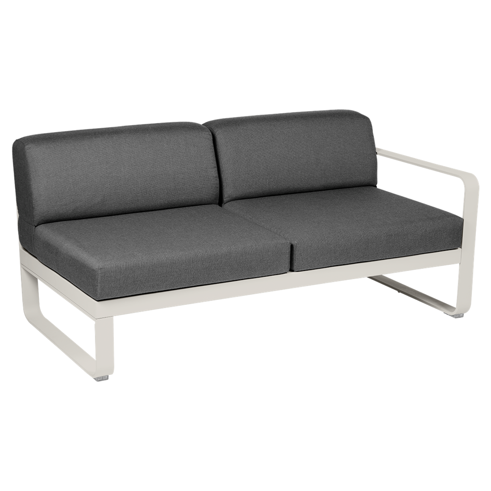 BELLEVIE-2-SEATER RIGHT MODULE - GRAPHITE GREY CUSHION