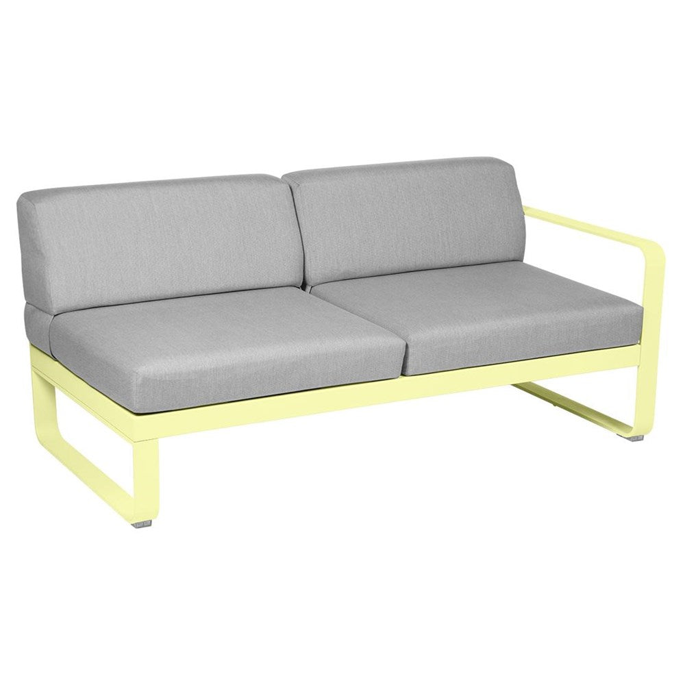 BELLEVIE 2-SEATER RIGHT MODULE-FLANNEL GREY CUSHION