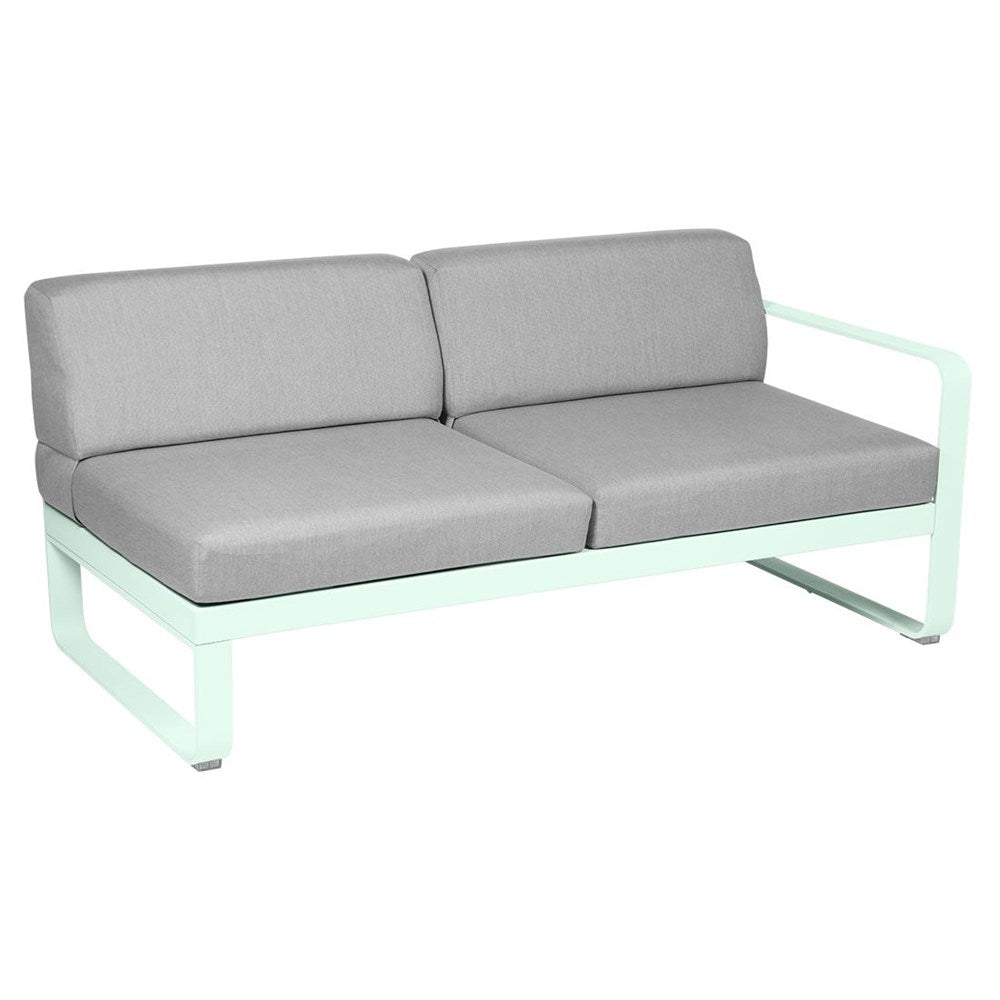 BELLEVIE 2-SEATER RIGHT MODULE-FLANNEL GREY CUSHION