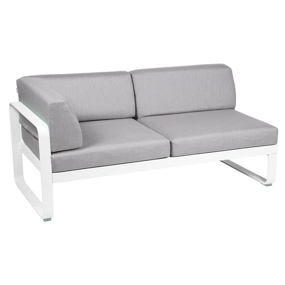 BELLEVIE 2-SEATER LEFT CORNER MODULE-FLANNEL GREY CUSHION