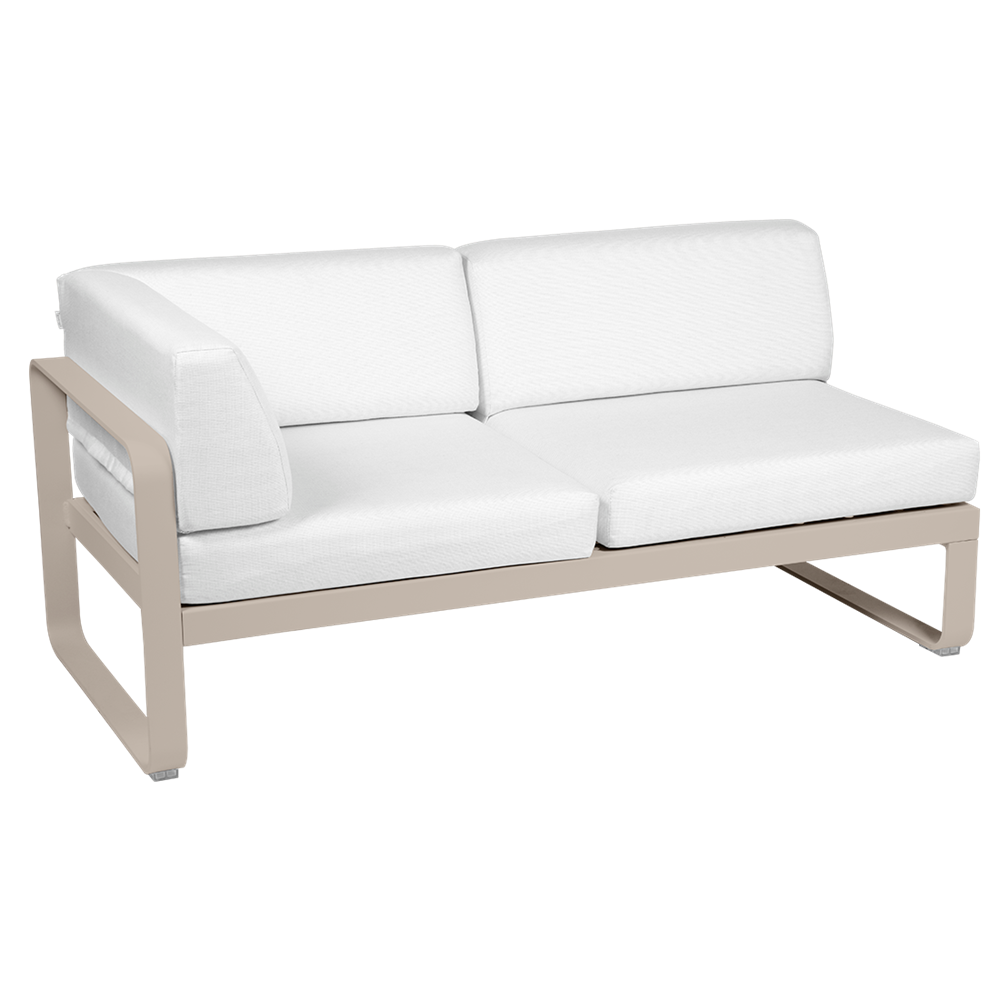 BELLEVIE 2-SEATER LEFT CORNER MODULE-OFF WHITE CUSHION