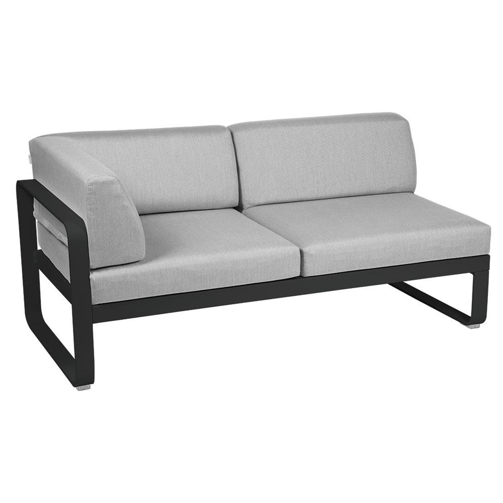 BELLEVIE 2-SEATER LEFT CORNER MODULE-FLANNEL GREY CUSHION