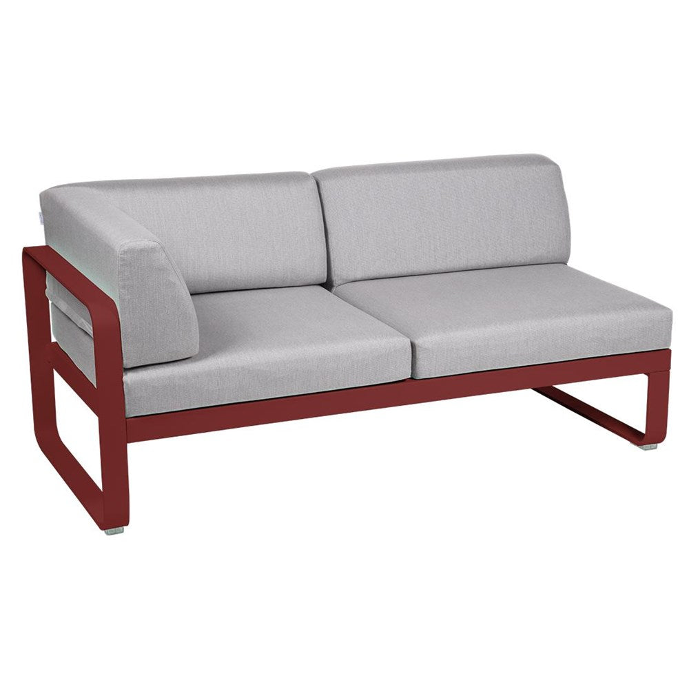 BELLEVIE 2-SEATER LEFT CORNER MODULE-FLANNEL GREY CUSHION