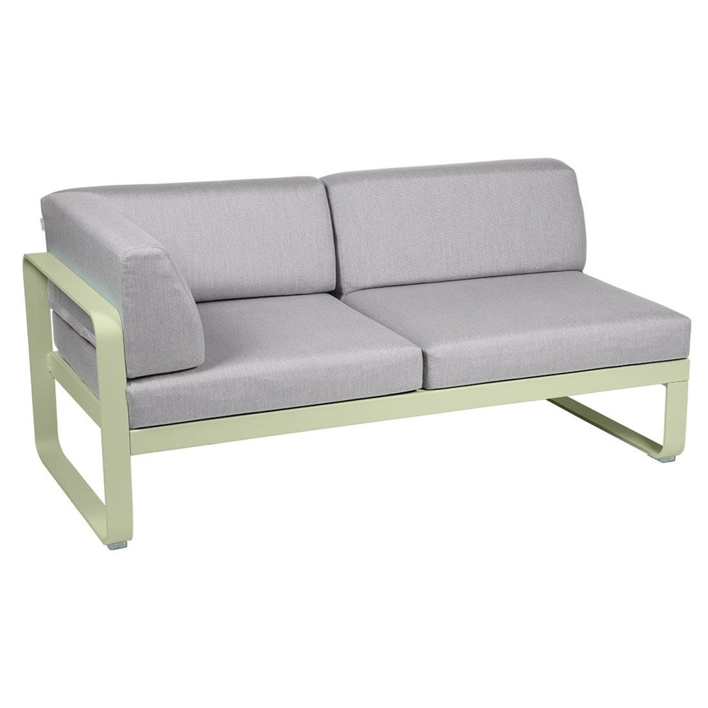 BELLEVIE 2-SEATER LEFT CORNER MODULE-FLANNEL GREY CUSHION