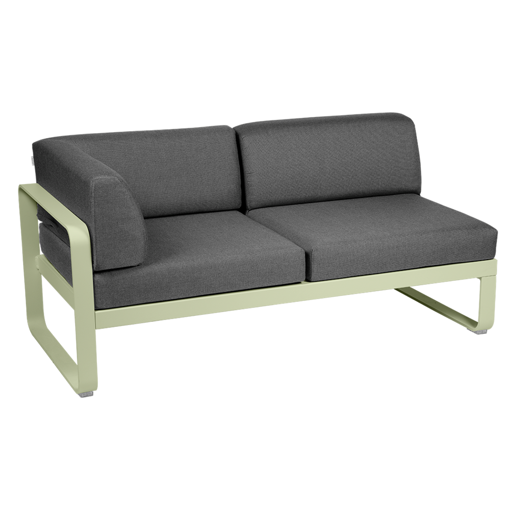 BELLEVIE 2-SEATER LEFT CORNER MODULE-GRAPHITE GREY CUSHION