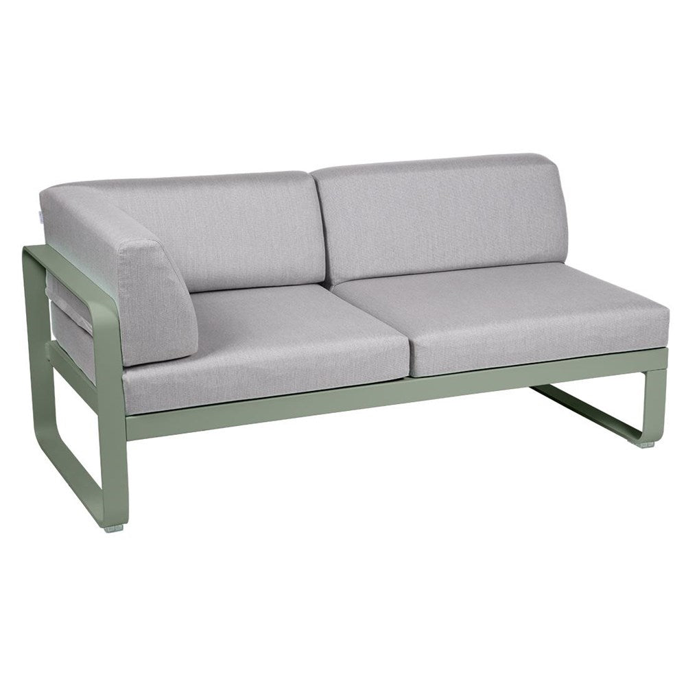 BELLEVIE 2-SEATER LEFT CORNER MODULE-FLANNEL GREY CUSHION