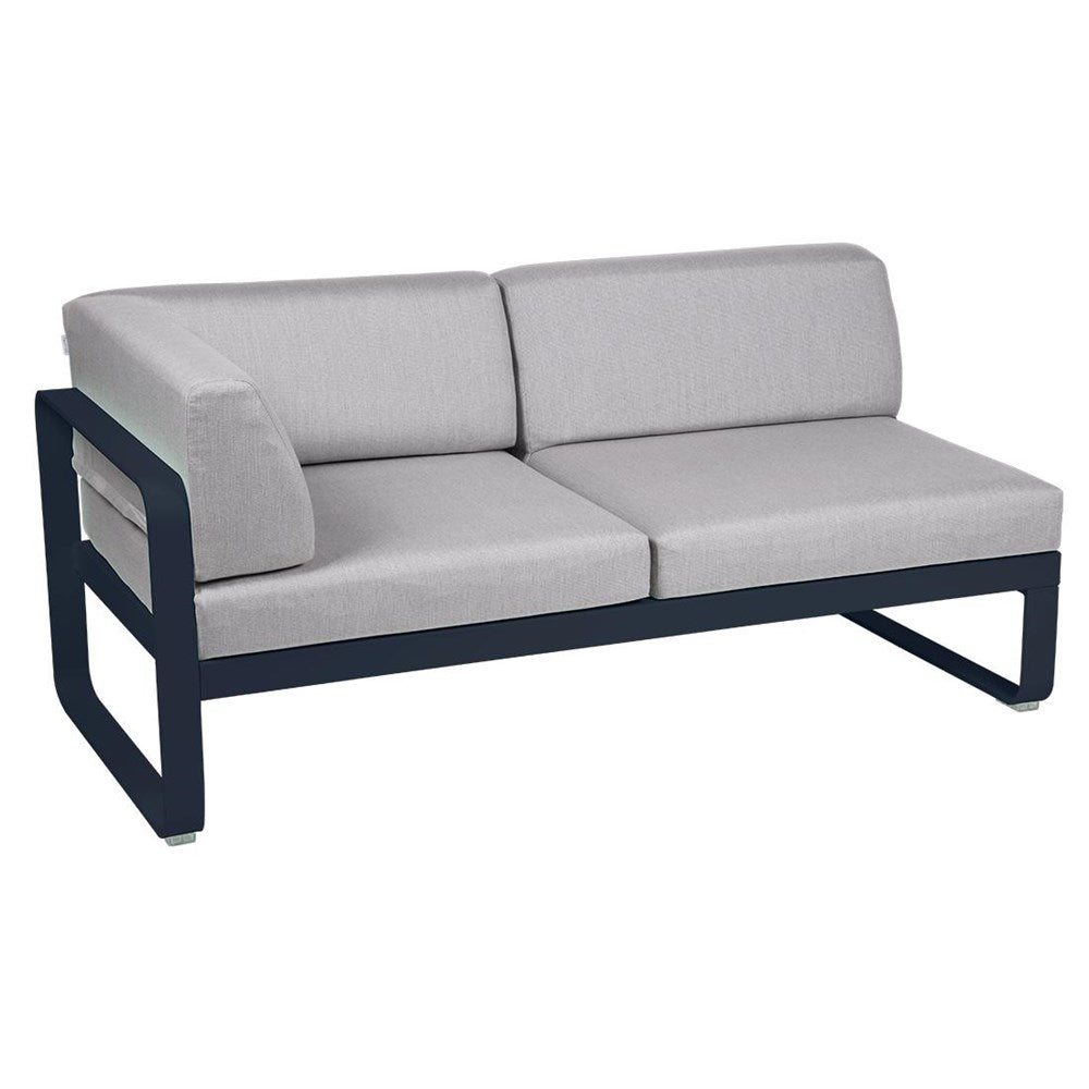 BELLEVIE 2-SEATER LEFT CORNER MODULE-FLANNEL GREY CUSHION
