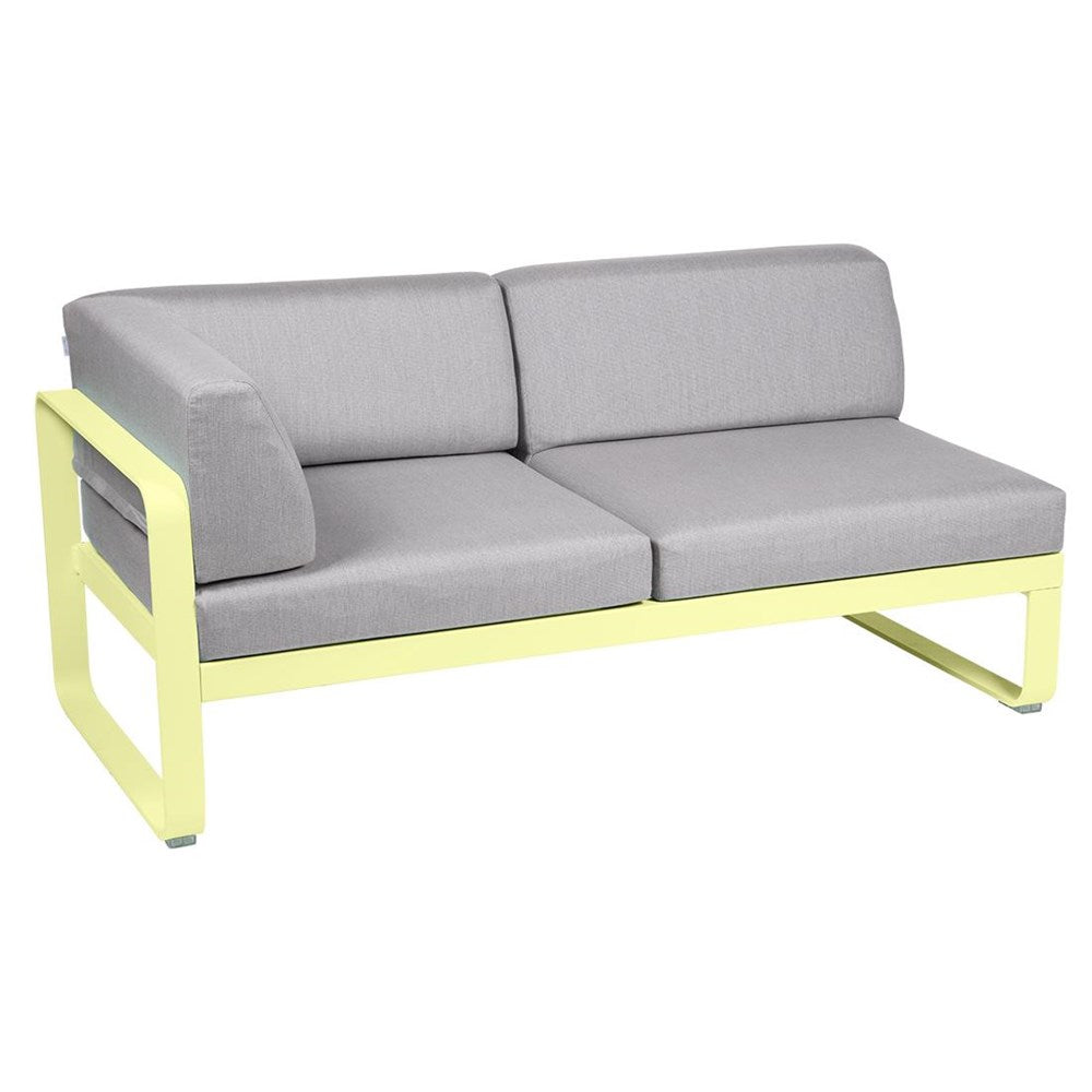 BELLEVIE 2-SEATER LEFT CORNER MODULE-FLANNEL GREY CUSHION