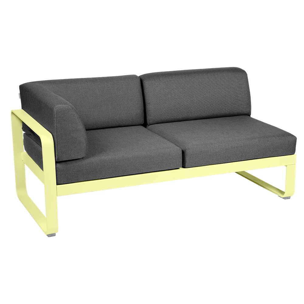 BELLEVIE 2-SEATER LEFT CORNER MODULE-GRAPHITE GREY CUSHION