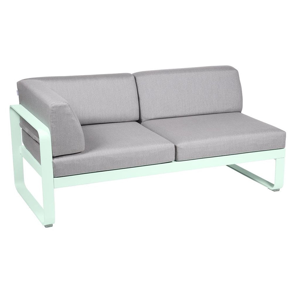 BELLEVIE 2-SEATER LEFT CORNER MODULE-FLANNEL GREY CUSHION