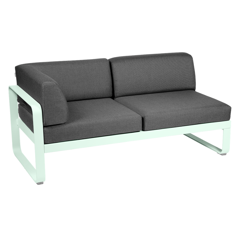 BELLEVIE 2-SEATER LEFT CORNER MODULE-GRAPHITE GREY CUSHION