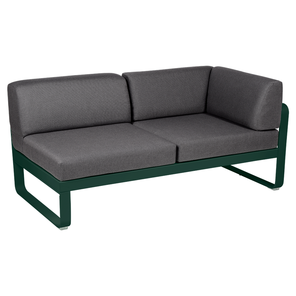 BELLEVIE-2-SEATER RIGHT CORNER MODULE - GRAPHITE GREY CUSHION