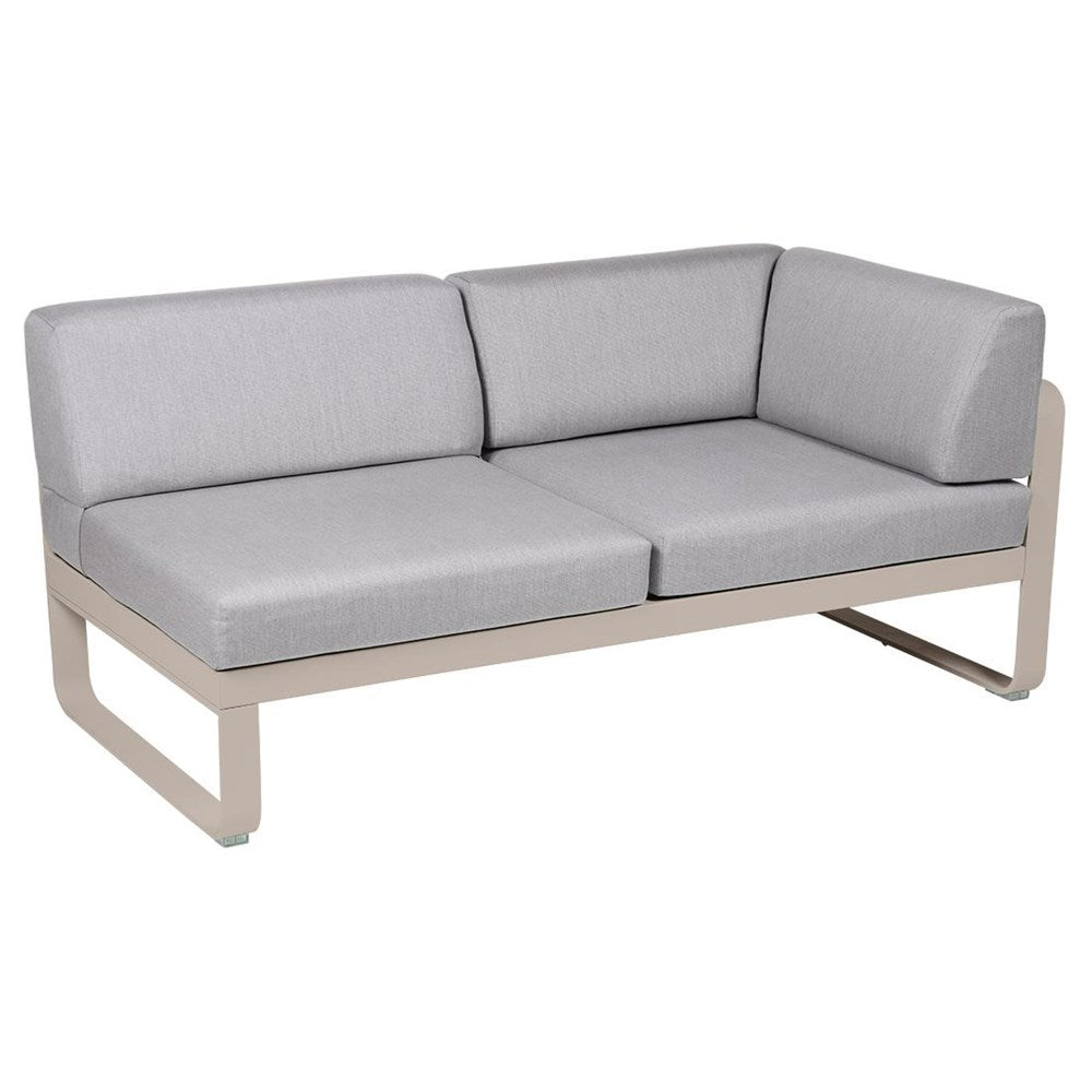 BELLEVIE 2-SEATER RIGHT CORNER MODULE-FLANNEL GREY CUSHION