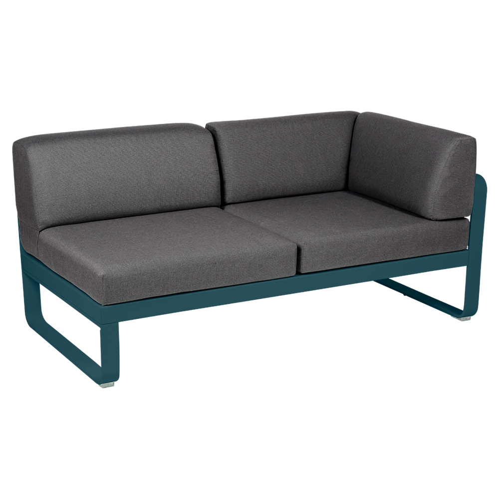 BELLEVIE 2-SEATER RIGHT CORNER MODULE-GRAPHITE GREY CUSHION