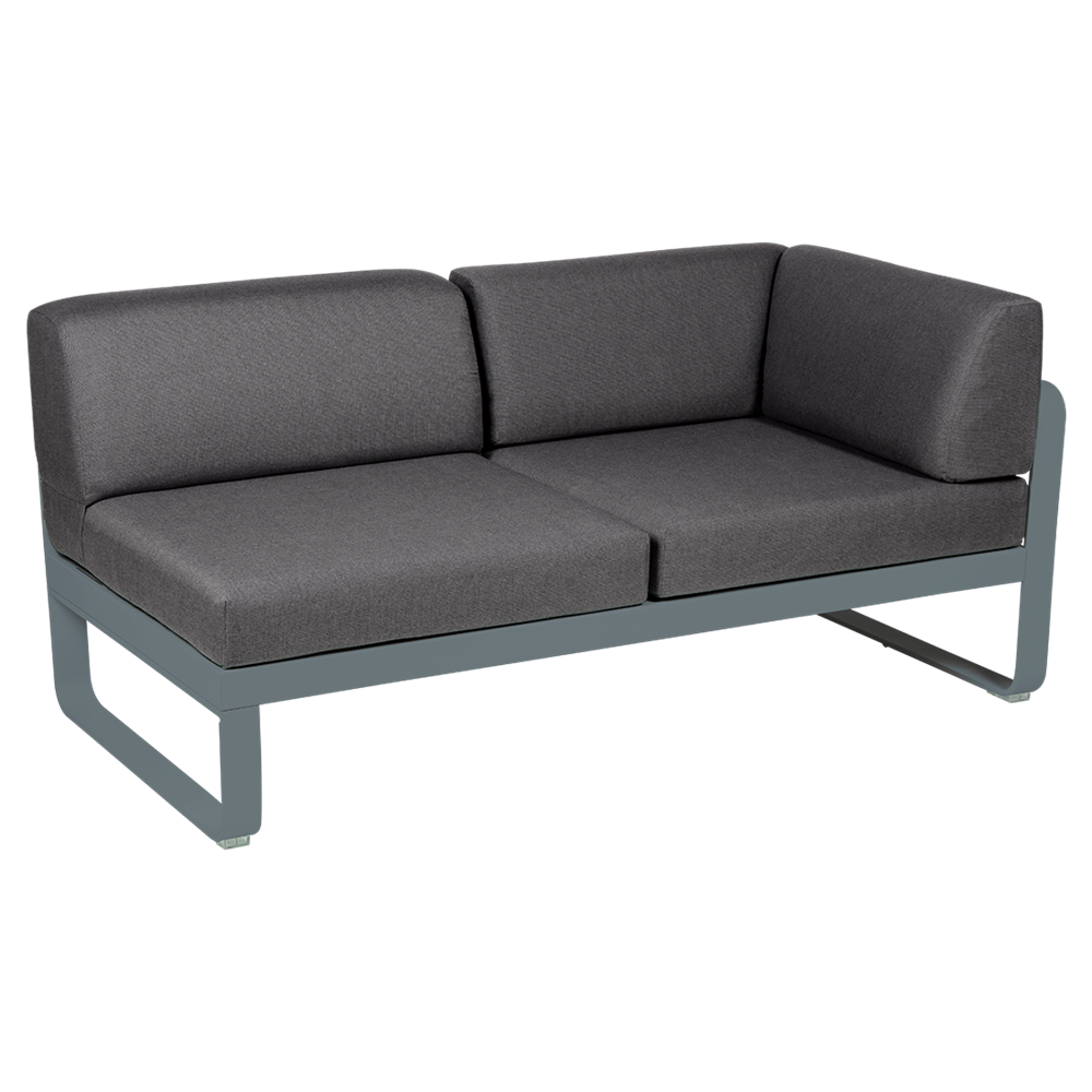 BELLEVIE 2-SEATER RIGHT CORNER MODULE-GRAPHITE GREY CUSHION
