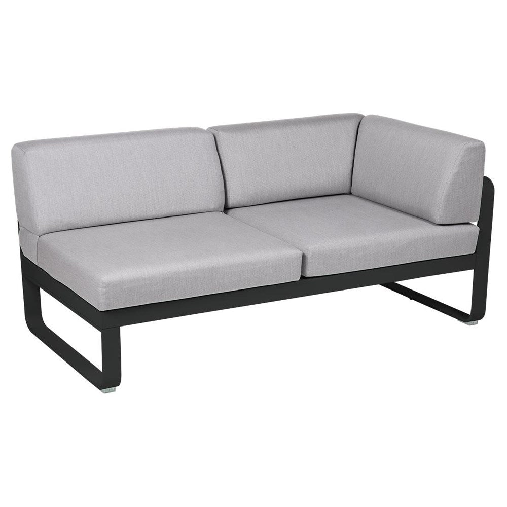 BELLEVIE 2-SEATER RIGHT CORNER MODULE-FLANNEL GREY CUSHION