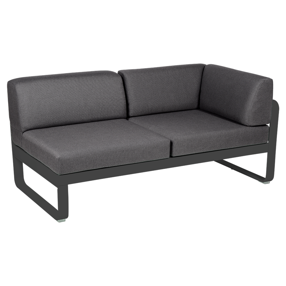 BELLEVIE 2-SEATER RIGHT CORNER MODULE-GRAPHITE GREY CUSHION