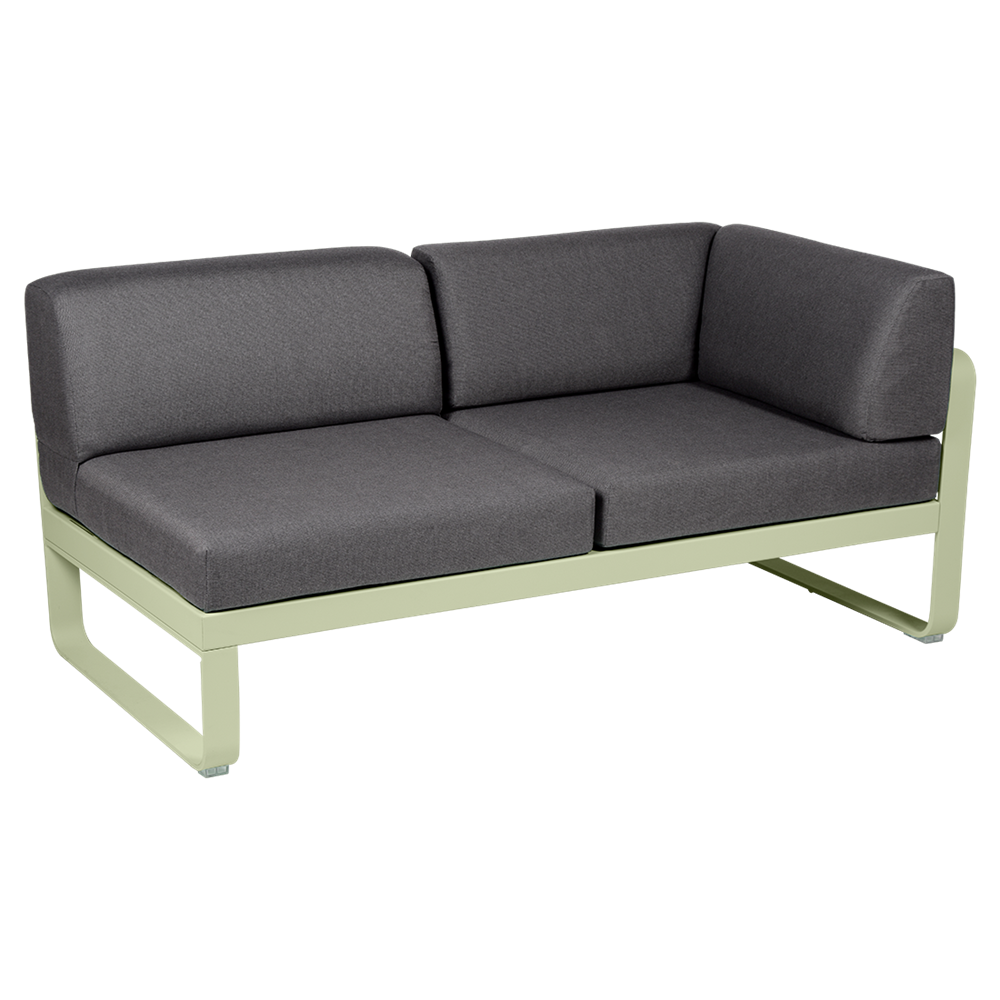 BELLEVIE 2-SEATER RIGHT CORNER MODULE-GRAPHITE GREY CUSHION