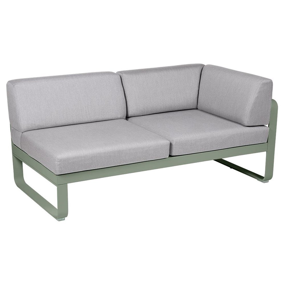 BELLEVIE 2-SEATER RIGHT CORNER MODULE-FLANNEL GREY CUSHION