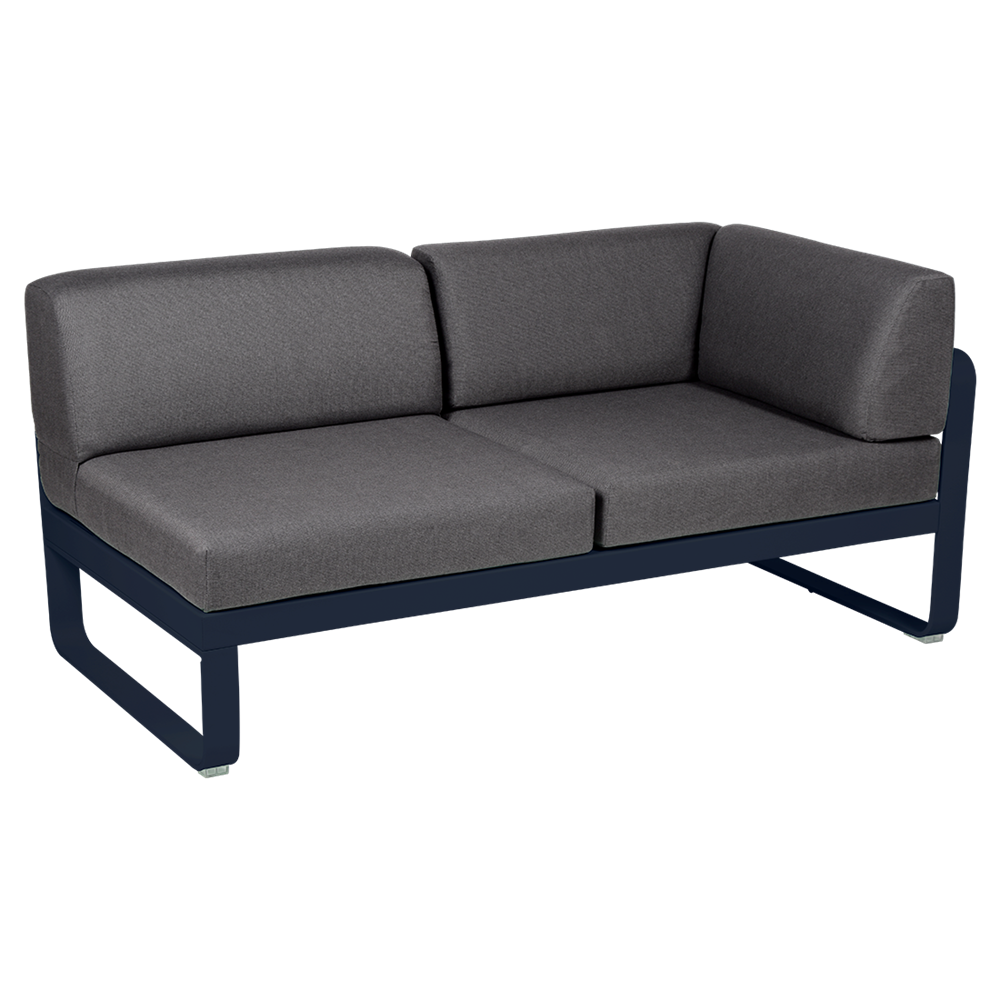 BELLEVIE 2-SEATER RIGHT CORNER MODULE-GRAPHITE GREY CUSHION