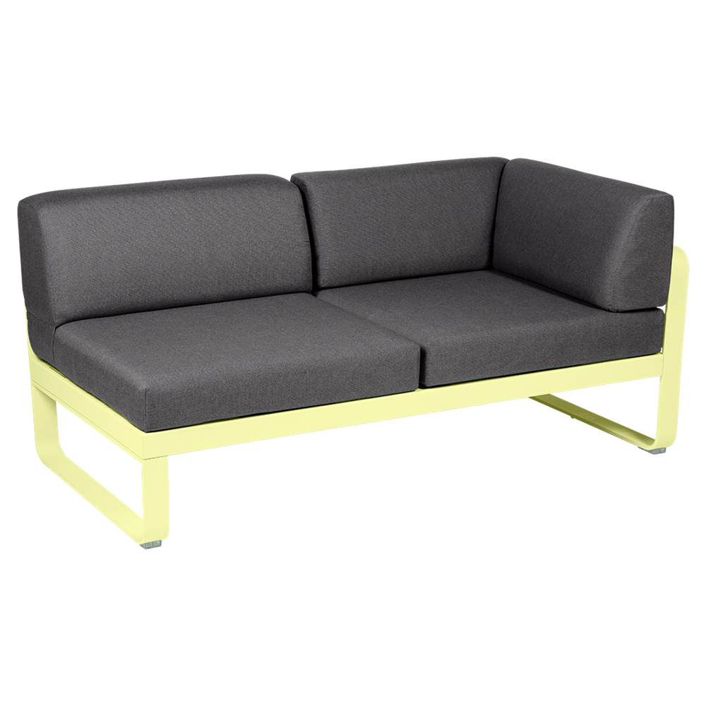 BELLEVIE-2-SEATER RIGHT CORNER MODULE - GRAPHITE GREY CUSHION