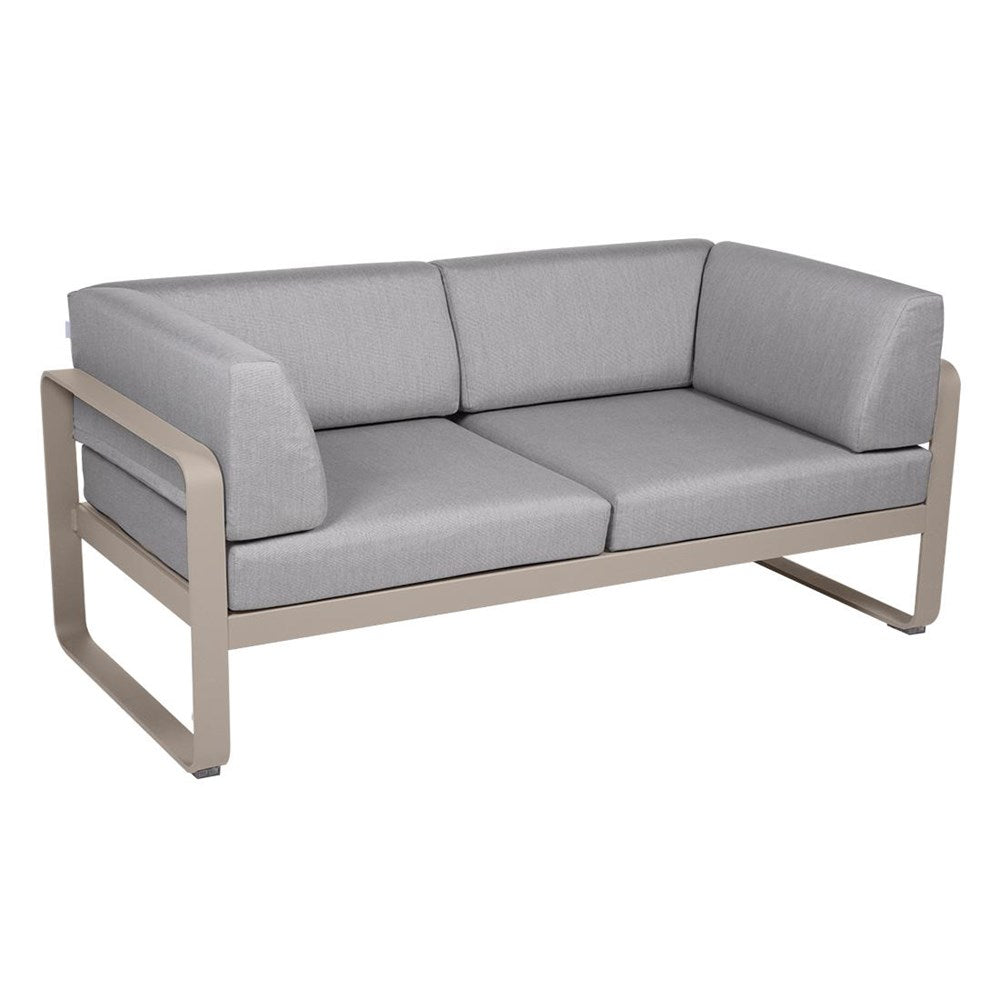 BELLEVIE 2-SEATER CLUB SOFA - FLANNEL CUSHION