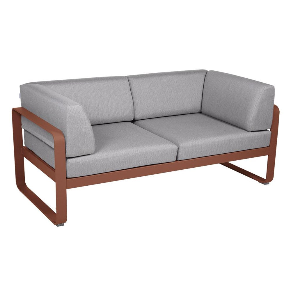 BELLEVIE 2-SEATER CLUB SOFA - FLANNEL CUSHION