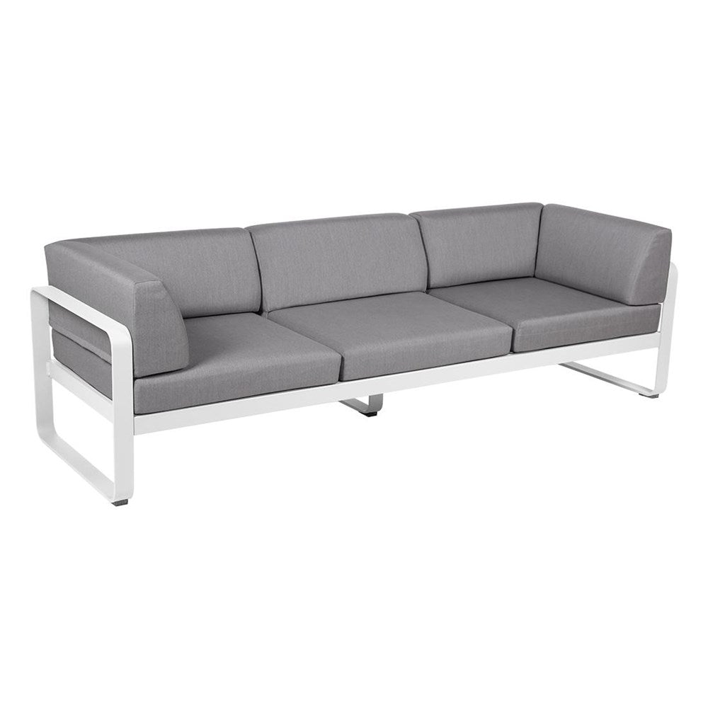 BELLEVIE 3-SEATER CLUB SOFA-FLANNEL GREY CUSHION
