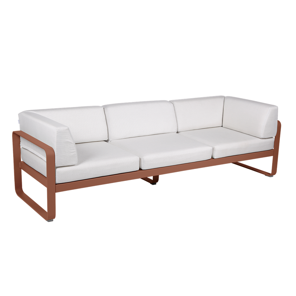 BELLEVIE 3-SEATER CLUB SOFA - OFF-WHITE CUSHION