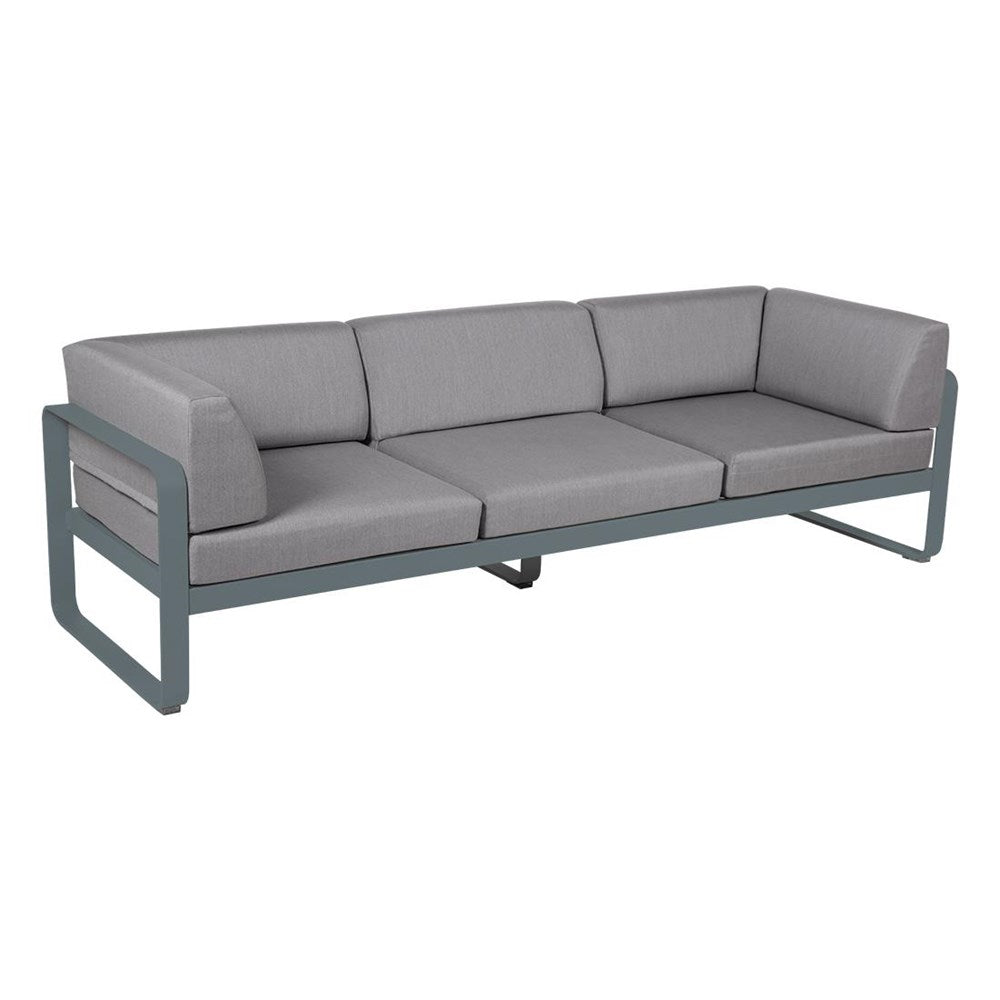 BELLEVIE 3-SEATER CLUB SOFA-FLANNEL GREY CUSHION