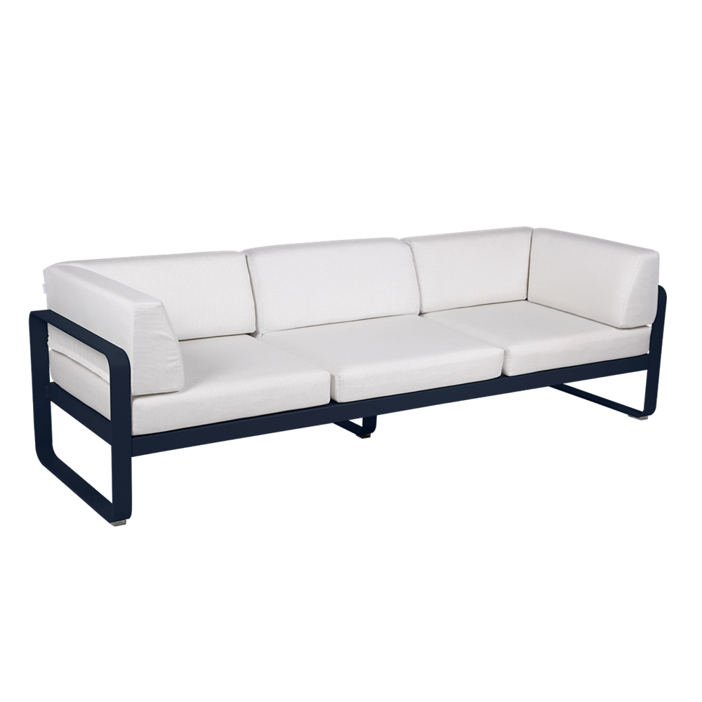 BELLEVIE 3-SEATER CLUB SOFA-OFF WHITE CUSHION