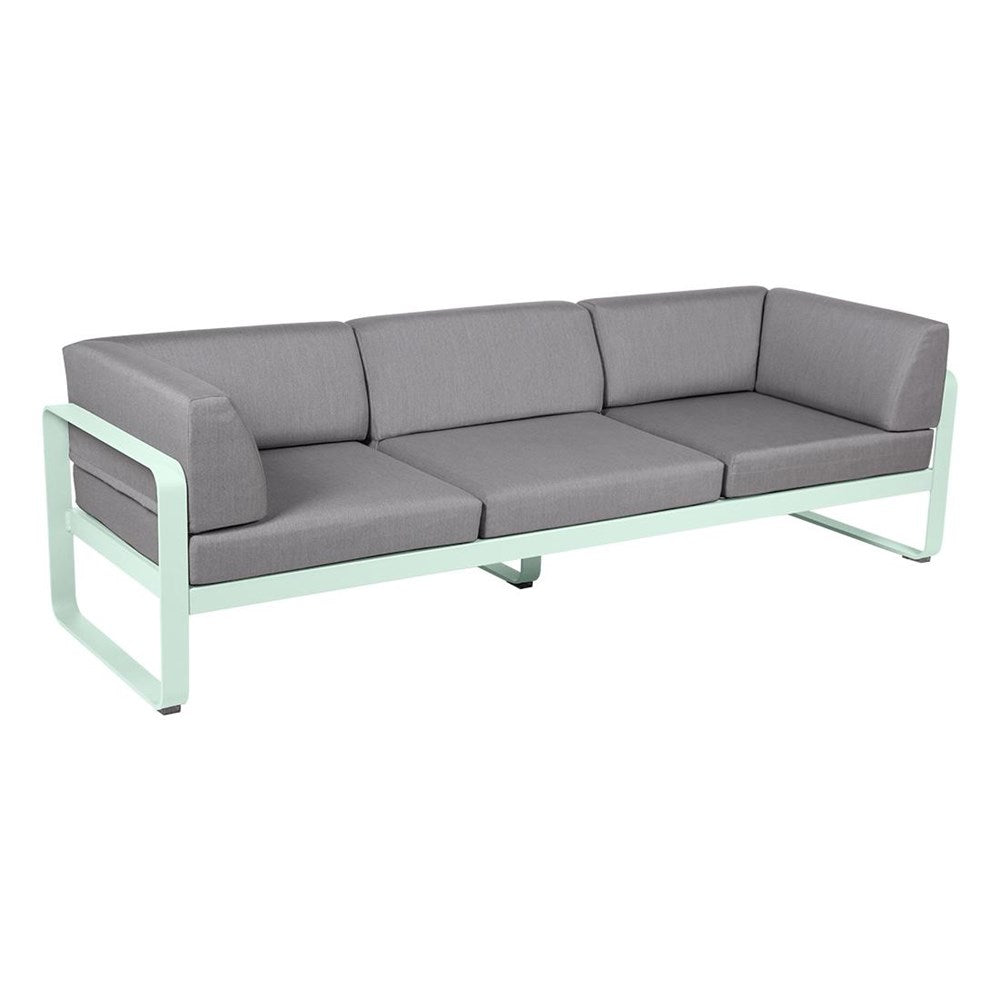 BELLEVIE 3-SEATER CLUB SOFA-FLANNEL GREY CUSHION