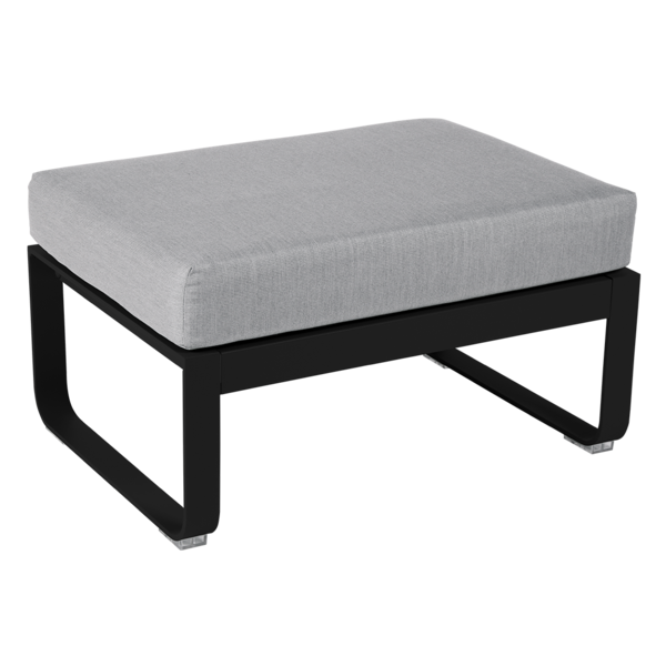 BELLEVIE 1-SEATER OTTOMAN-FLANNEL GREY CUSHION