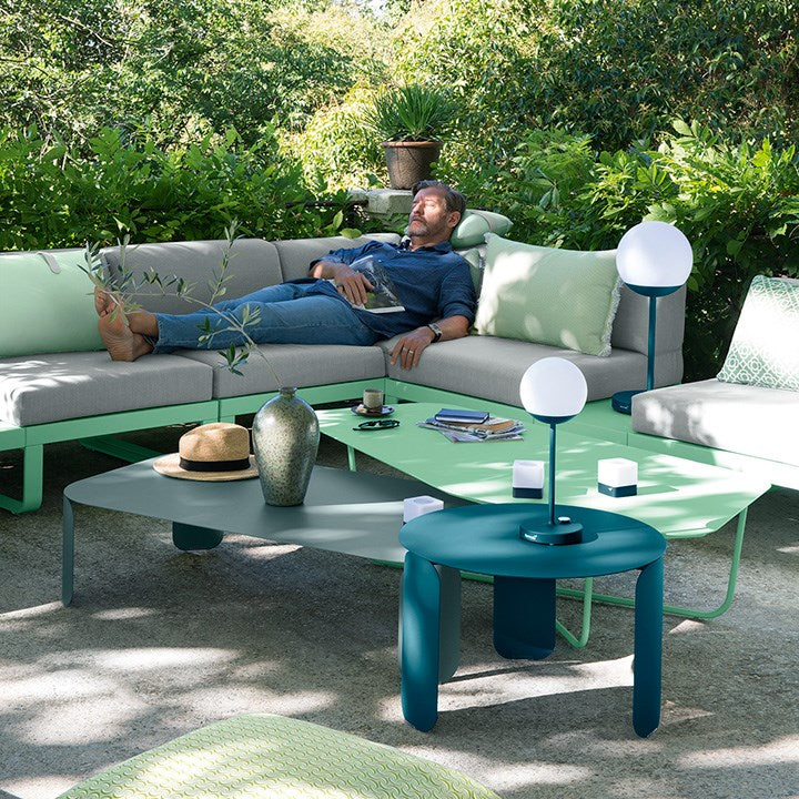 BELLEVIE 2-SEATER CLUB SOFA-FLANNEL GREY CUSHION