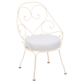 1900 CABRIOLET ARMCHAIR with OFF WHITE CUSHION