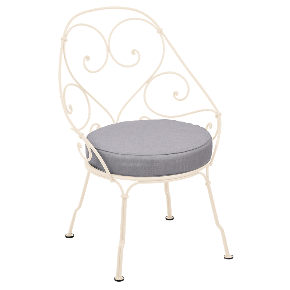 1900 CABRIOLET ARMCHAIR with FLANNEL GREY CUSHION