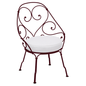 1900 CABRIOLET ARMCHAIR with OFF-WHITE CUSHION