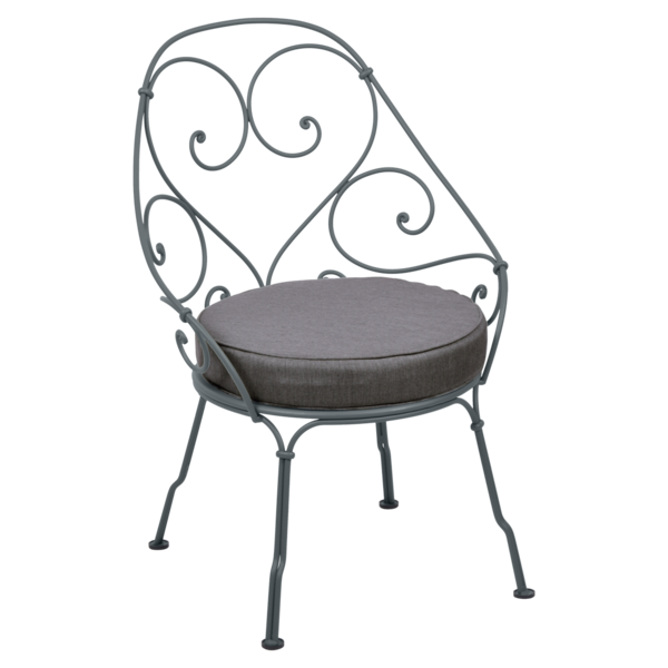 1900 CABRIOLET ARMCHAIR with GRAPHITE GREY CUSHION