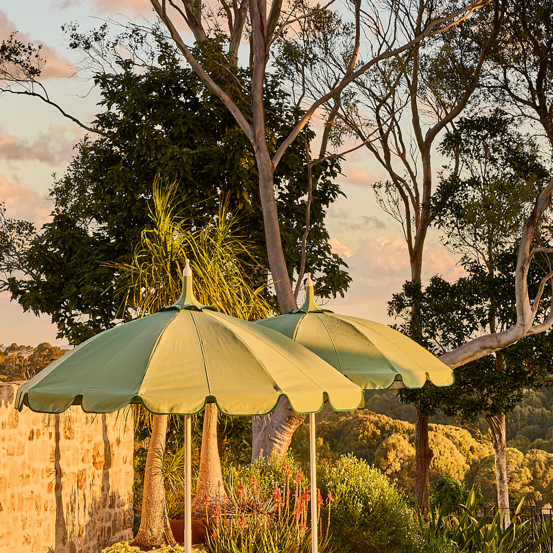 2.1M Pagoda Patio Umbrella