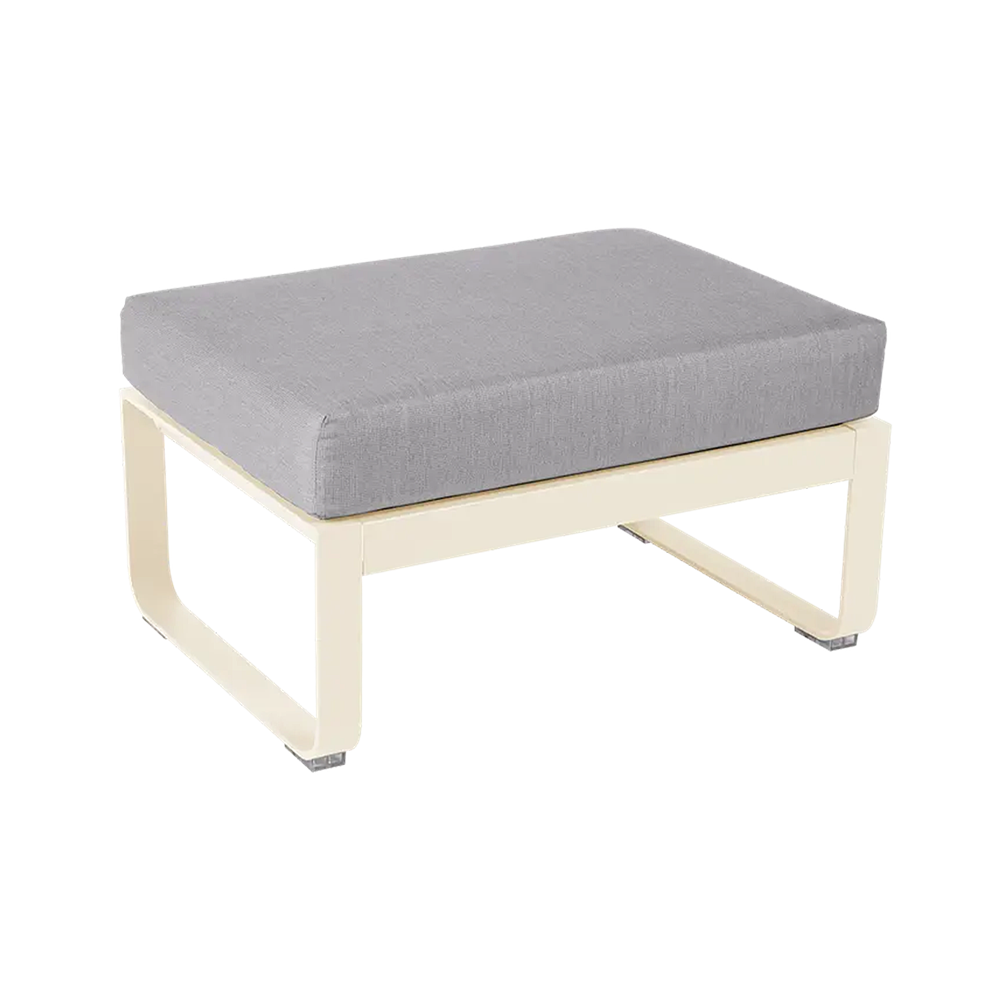 BELLEVIE 1-SEATER OTTOMAN-FLANNEL GREY CUSHION